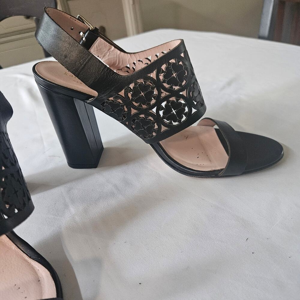 Kate Spade Black Cutout Heels